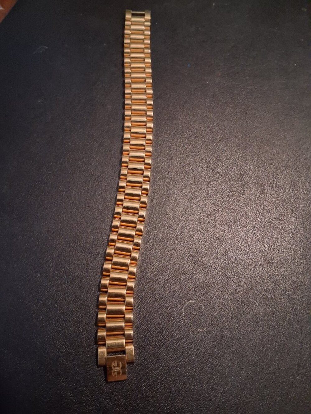 gold gods 18k plated/filled mens bracelet
